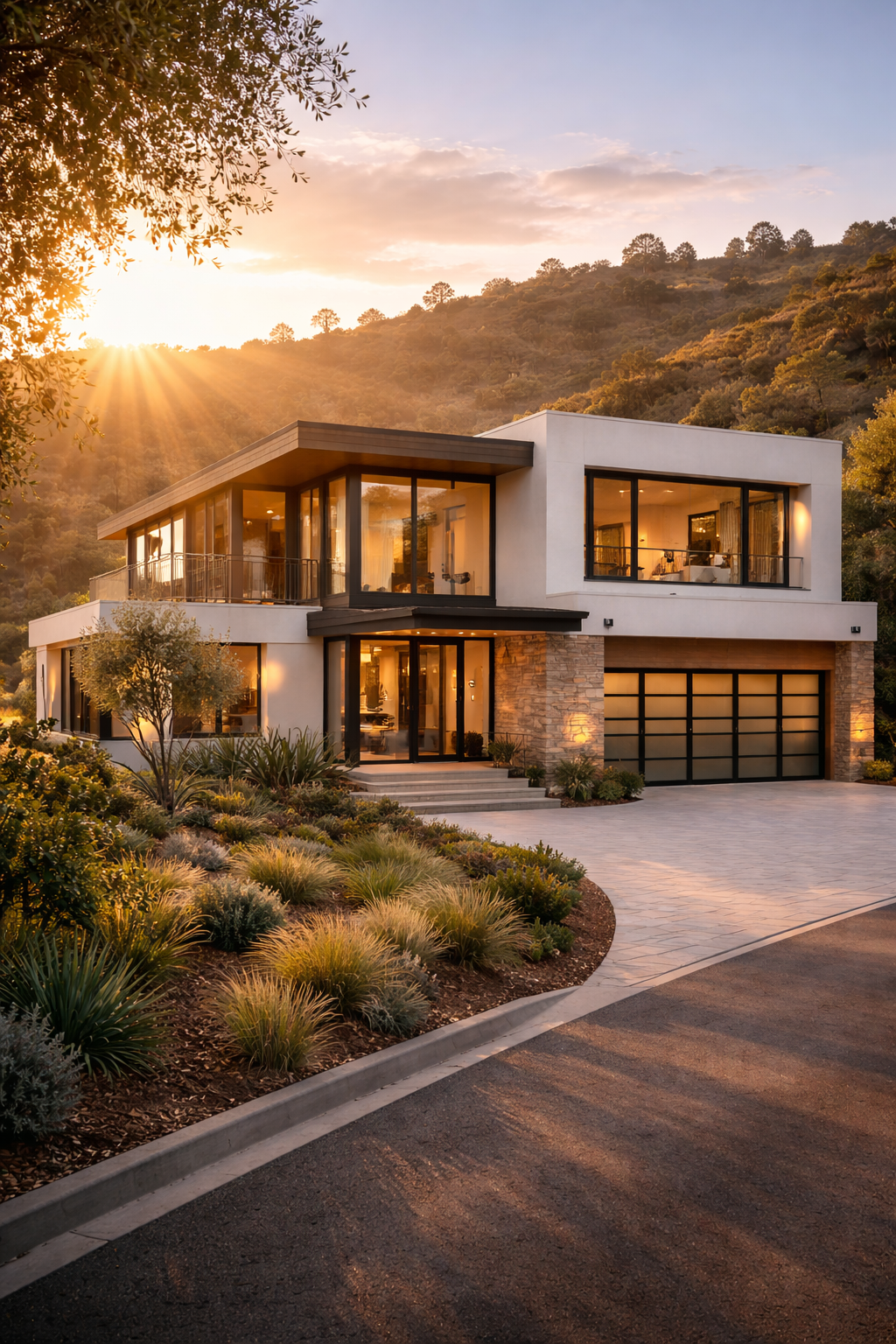 Custom home build in Encino by NP Line Design